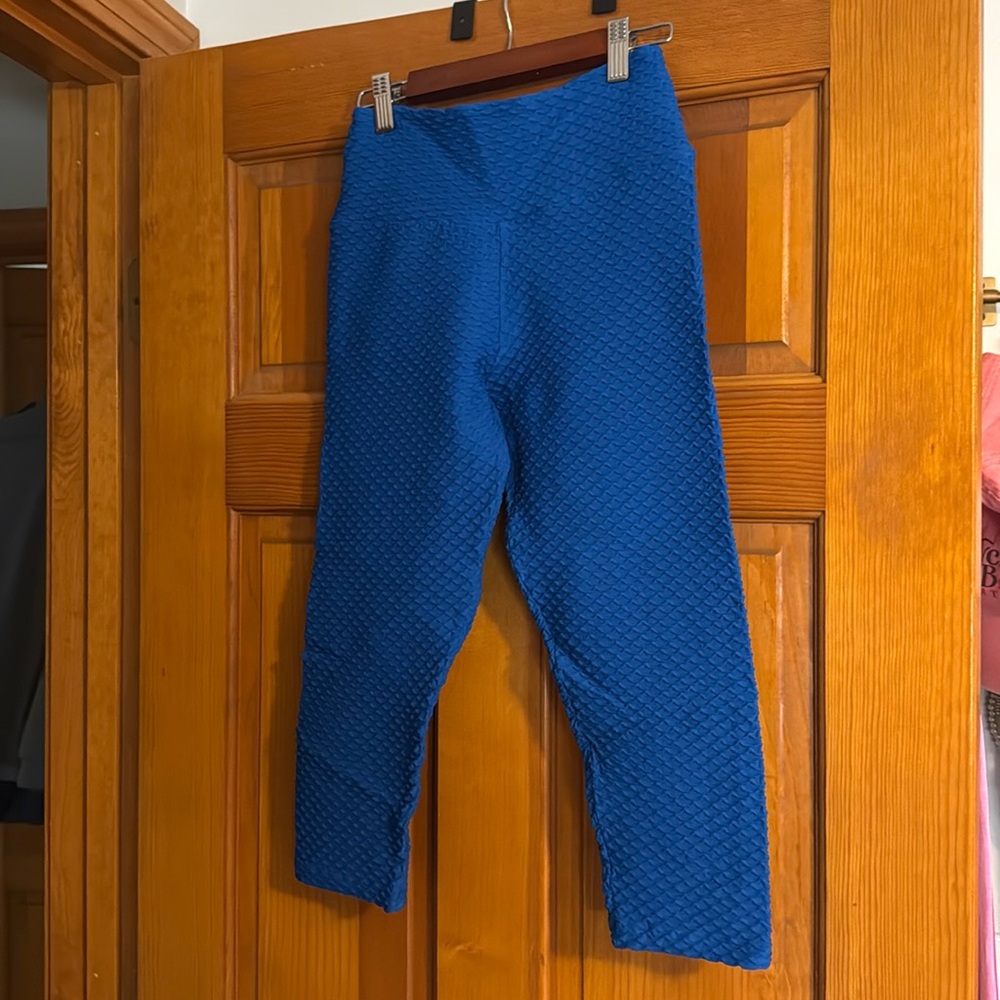 Royal Blue-booty by Brabants workout pants. Lightly worn no pulls or tears.